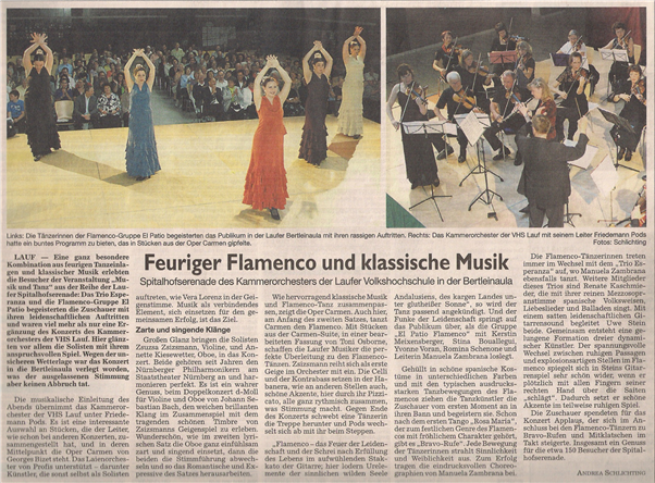 Flamenco Lauf Serenadenhof

